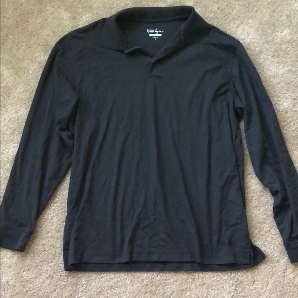 Walter Hagen Hydro-Dri long sleeve golf polo